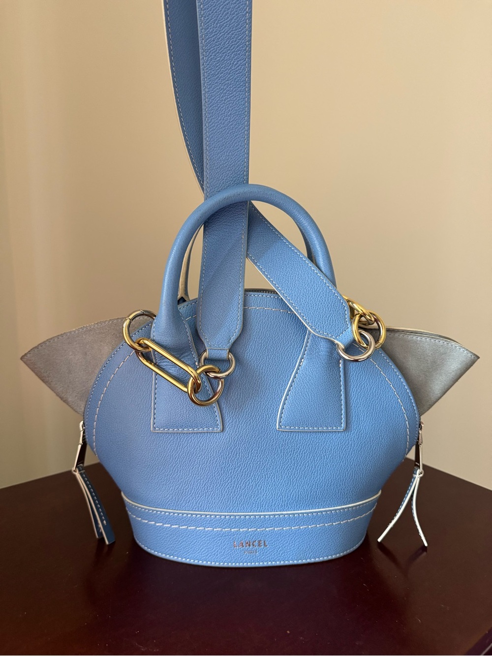 Lancel Macaron leather bag - Picture 8 of 11